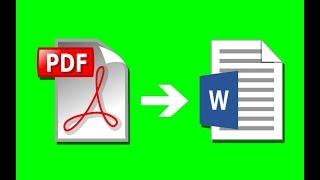 Как преобразовать PDF в Word (С редактированием)