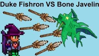 Terraria - Duke Fishron VS Bone Javelin