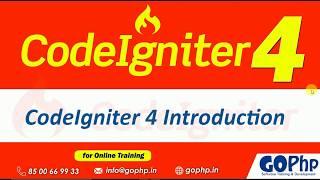 #01 CodeIgniter 4 Introduction