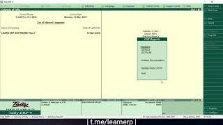 #LearnErp Season 1 Episode 8 How to Export GSTR3b into Excel ?