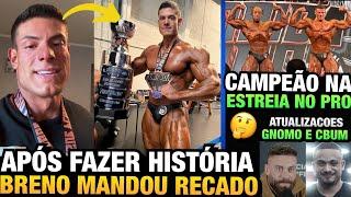 BRENO CALOU HATERS E MANDA RECADO APÓS TOP 1 HISTÓRICO E VAGA NO MR OLYMPIA