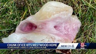 Police investigate ice chunk that fell on Mass. woman's home