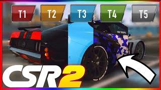 CSR2 | TOP 5 FASTEST CARS IN EVERY TIER