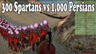 300 Spartans vs 1,000 Persians - Mount and Blade 2 Bannerlord