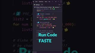 How to OPTIMIZE Your Code?? #python #coding #programming