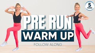Pre Run Warm Up Follow along (6 MIN GREAT for ALL WORKOUTS!)