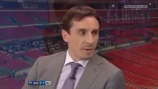 Gary Neville's take on Messi before the"7-0"