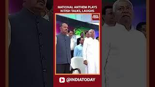 WATCH Viral Video: National Anthem Plays, Nitish Kumar Talks, Laughs, Fidgets At Sports Meet