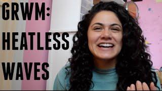 Get Ready With Me Heatless Beach Waves