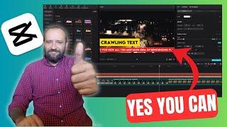 CapCut Crawling Text Tutorial: Easy Steps for Stunning Results