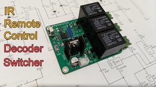 IR Remote Control Decoder/Switcher Circuit