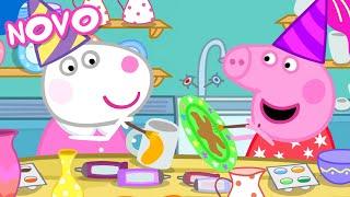 Peppa Pig Português Brasil | Festa de Pintura em Cerâmica | NOVO Contos da Peppa Pig