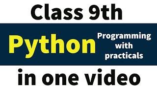 Python | CBSE | Class 9th | Computer applications