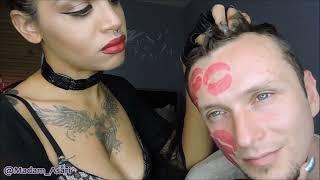  RED Lipstick Kisses face #lipstick #kissing #kisses #beso