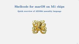 Shellcode for macOS on M1 chips - Part 1: Quick overview of ARM64 assembly language