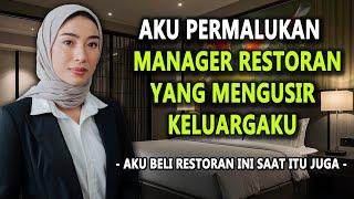 AKU PERMALUKAN MANAGER JAHAT YANG MENGUSIR KELUARGAKU #novelromantis #drama