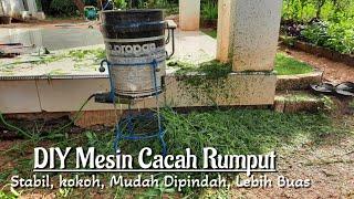 DIY Mesin Gerinda Cacah Rumput Basah dan Kering Paling Buas