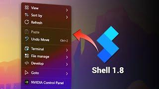 Shell 1.8 Update (even better context menu)