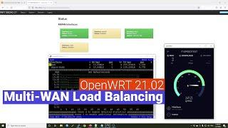OpenWRT 21.02  - Multi-WAN Load Balancing with mwan3
