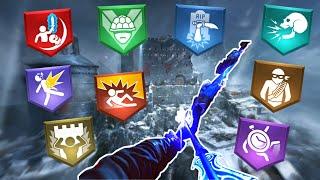 DER EISENDRACHE EASTER EGG WITH BLACK OPS 4 PERKS!! - BO3 Custom Zombies (Twitch Stream Highlights)