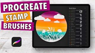 How To Create Procreate Stamp Brushes - EASY TUTORIAL 