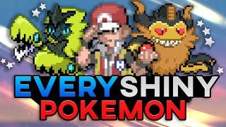 I Completed the entire shiny pokedex in fused dimensions! (Rom Hack)