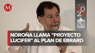 Fernández Noroña critica el proyecto de seguridad de Ebrard