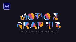 After Effects Tutorial: Creative Text Animation in After Effects | No Plugins