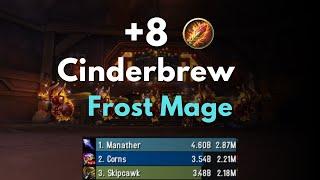 +8 Cinderbrew FF Frost Mage 2.87 M Overall DPS