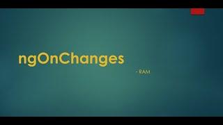 ngOnChanges() in Angular