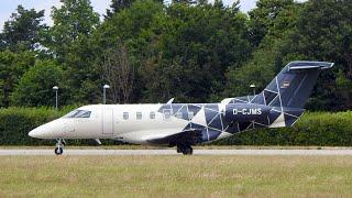 Platoon Aviation Pilatus PC-24 D-CJMS at Cambridge