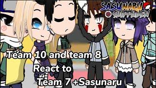 Team 10 and Team 8 react to Team7 {SasuNaru}