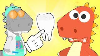 Aprende con Eddie  El dinosaurio travieso visita al dentista