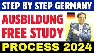 Step by Step Germany Ausbildung FREE Study Process 2024 | Free Vocational Training in Germany