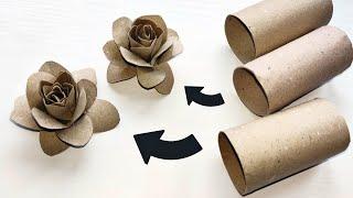 Gorgeous Recycling Craft Idea / Toilet Paper Rolls Crafts / Roses Tutorial / Easy Paper Tube DIY