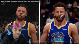 NBA 2K21 Graphics Comparison - Current Gen vs Next Gen Trailer (PS4 vs PS5) Reaction!