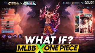 WHAT IF MLBB DECIDES TO COLLAB WITH ONE PIECE | LUFFY AS KHUFRA | ZORO AS MARTIS