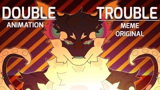 DOUBLE TROUBLE | ORIGINAL ANIMATION MEME | [FLASH WARNING] | Flipaclip | Kaiju Paradise: Jawbreaker