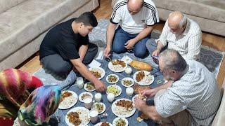 BUGÜN  BELIME KORSE  TAKILDI  MISAFIRLERIME AKŞAM  YEMEĞİ  TÜRLÜ