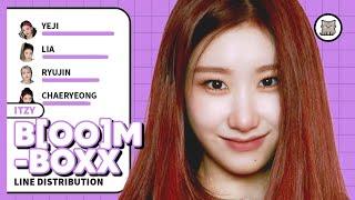 ITZY - B[OO]M-BOXX (Line Distribution)