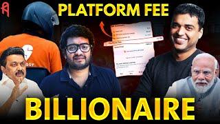 Platform Fee - Billionaire! Deepinder Goyal | Zomato | Swiggy | Gig Workers