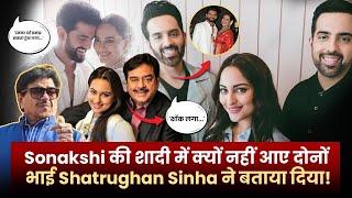 Shatrughan breaks silence on his sons Luv-Kussh's absence from Sonakshi and Zaheer Iqbal's wedding