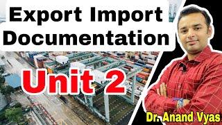Procedure for Shipment | Export Import Documentation | Unit 2