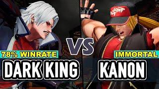 KOF XV ▰ DARK KING (Rugal/Duo Lon/Vice) vs KAN0N (Terry/O.Shermie/Goenitz)