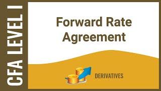 CFA Level I Derivatives - Forward Rate Agreement