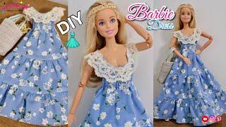 DIY Barbie Maxi Summer Dress | Barbie Dress | nynnie me