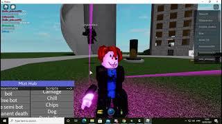 Messing/trolling with a script in Ragdoll Engine (Roblox)