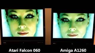 Amiga 1260 vs Atari Falcon 060. feat: "Ocean Machine" demo