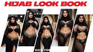 [4K] AI ART Indian Hijab Lookbook #aiart #video #hijab #beauty #viral #hijabstyle #hijabfashion