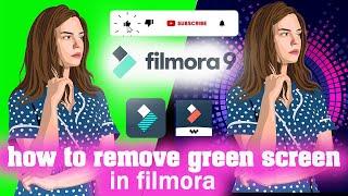 How to Remove Green Screen in Filmora 9/ Filmora ! (2022)